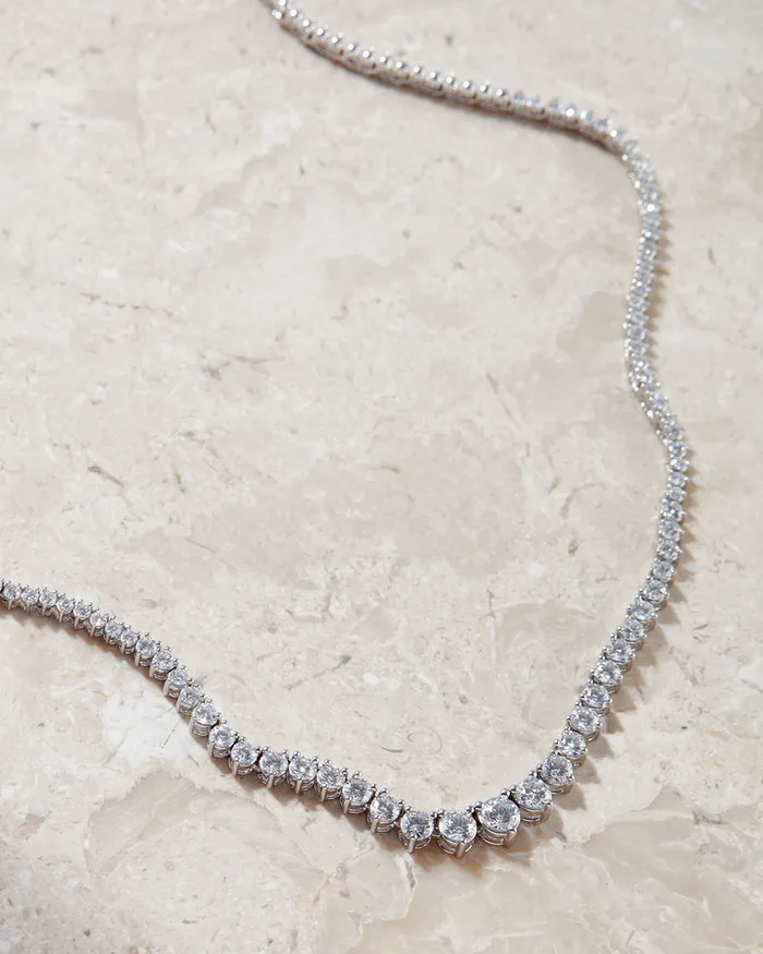 Necklaces Luv Aj Fine The Graduated Tennis Necklace Necklaces Luv Aj Fine The Graduated Tennis Necklace