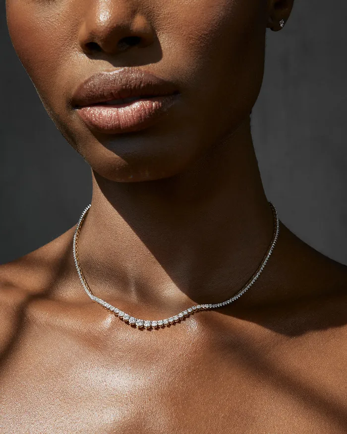 Necklaces Luv Aj Fine The Graduated Tennis Necklace Necklaces Luv Aj Fine The Graduated Tennis Necklace