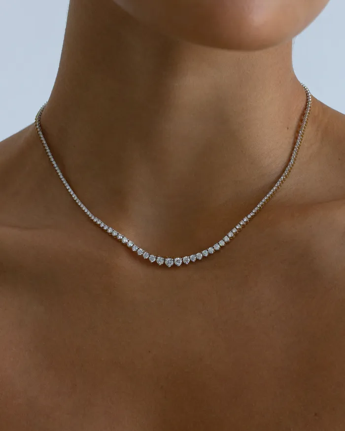 Necklaces Luv Aj Fine The Graduated Tennis Necklace Necklaces Luv Aj Fine The Graduated Tennis Necklace