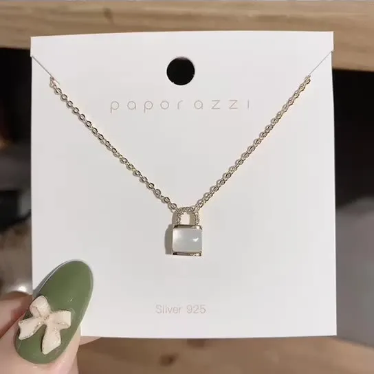 Necklaces Refined by AnnaKaci Shell Lock Pendent Necklace Necklaces Refined by AnnaKaci Shell Lock Pendent Necklace