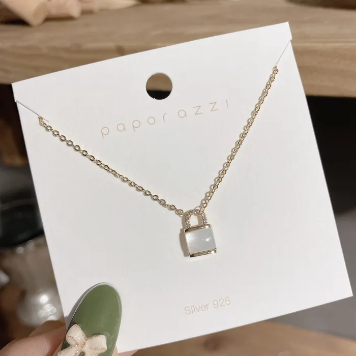 Necklaces Refined by AnnaKaci Shell Lock Pendent Necklace Necklaces Refined by AnnaKaci Shell Lock Pendent Necklace