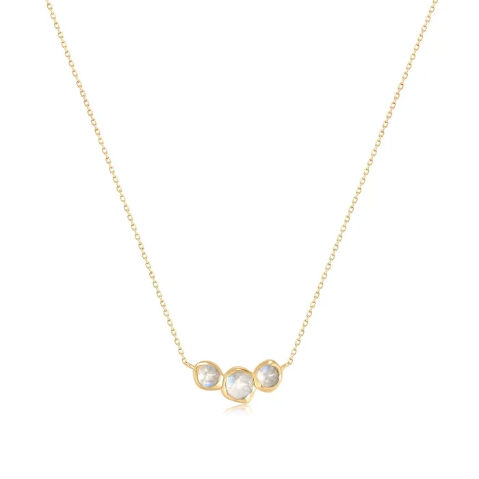 Necklaces Suetables 14K Gold Yasi Moonstone Necklace
