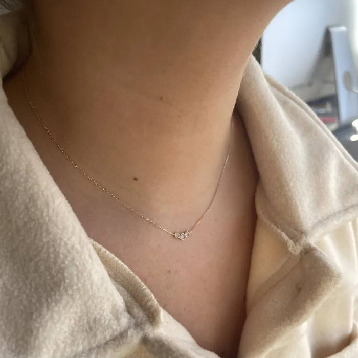 Necklaces Suetables 14K Gold Yasi Moonstone Necklace