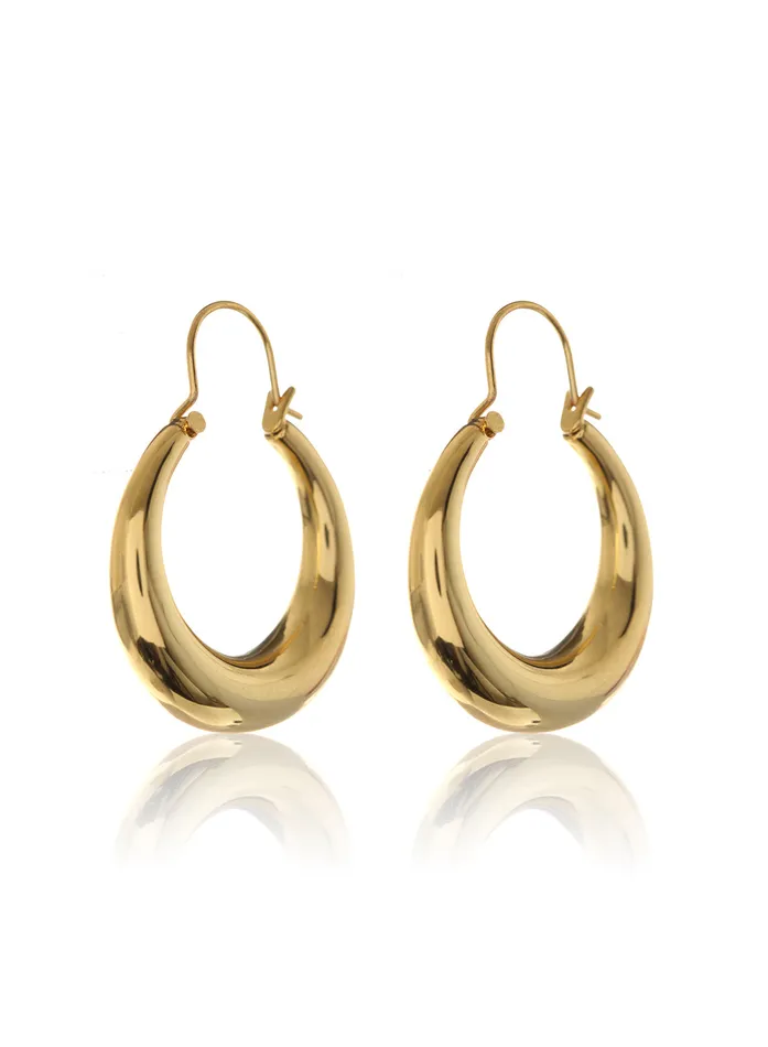 PreStyled Sets Martina Tube Hoops Gold Luv Aj