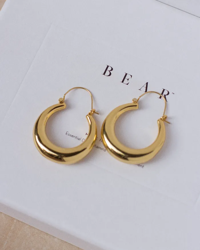 PreStyled Sets Martina Tube Hoops Gold Luv Aj PreStyled Sets Martina Tube Hoops Gold Luv Aj