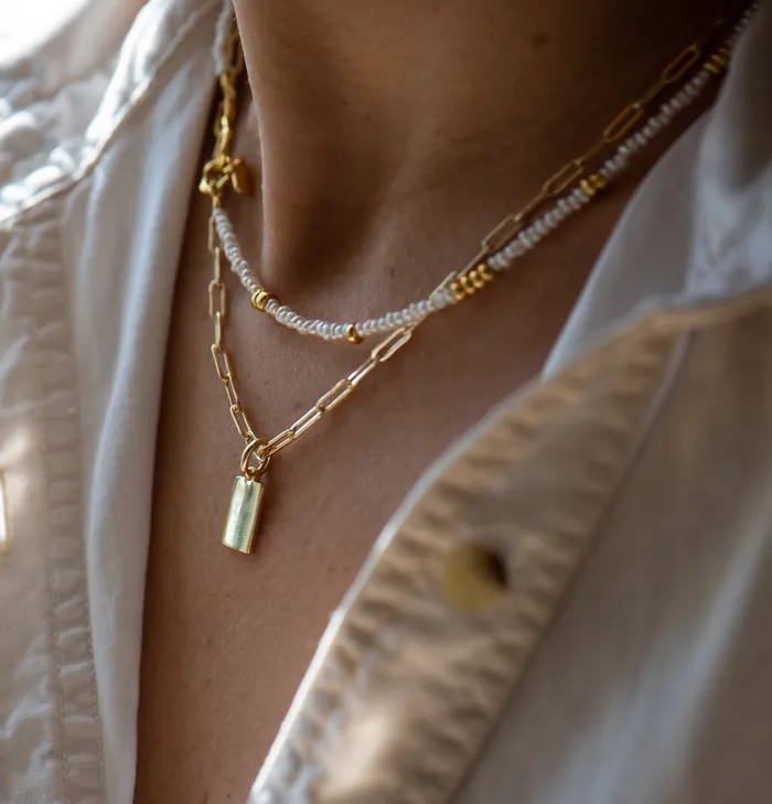 PreStyled Sets Suetables Paperclip Chain Gold Filled