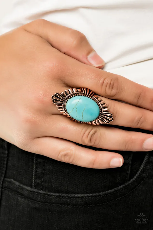 Rings All Eyes On U Jewelry Paparazzi Accessories Pioneer Party Copper Ring Paparazzi Ring