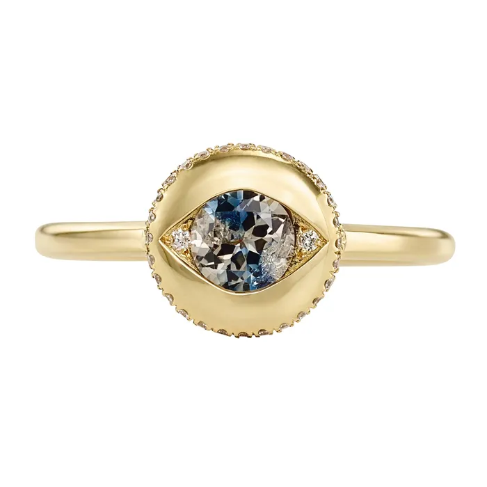 Rings ARTEMER Ayin Parti Sapphire Diamond Ring