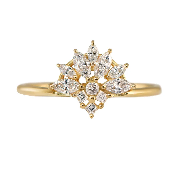 Rings Diamond Snowflake Ring ARTEMER