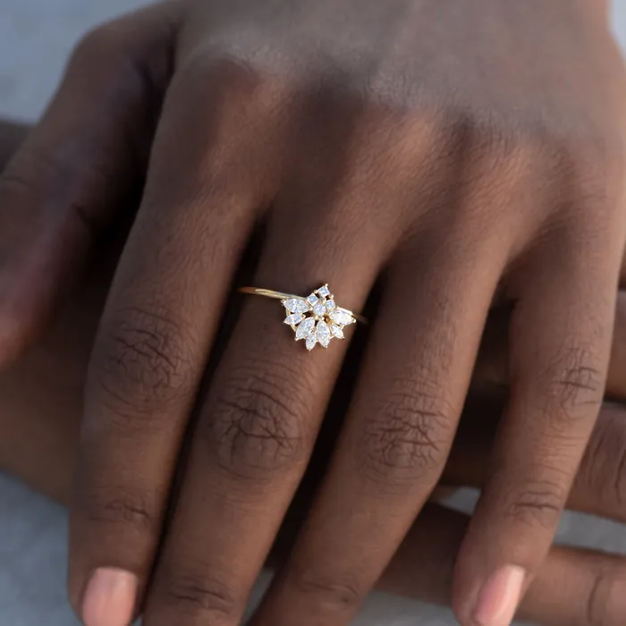 Rings Diamond Snowflake Ring ARTEMER