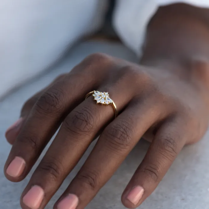 Rings Diamond Snowflake Ring ARTEMER