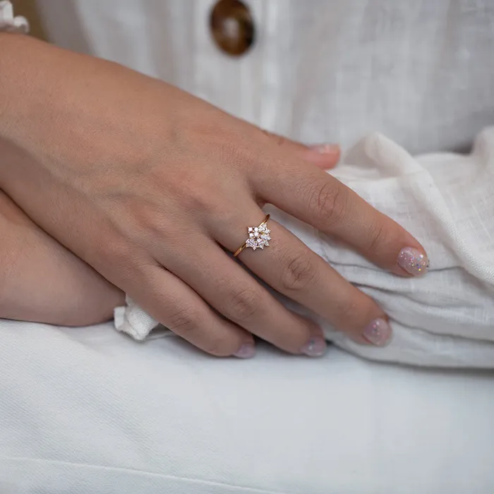 Rings Diamond Snowflake Ring ARTEMER