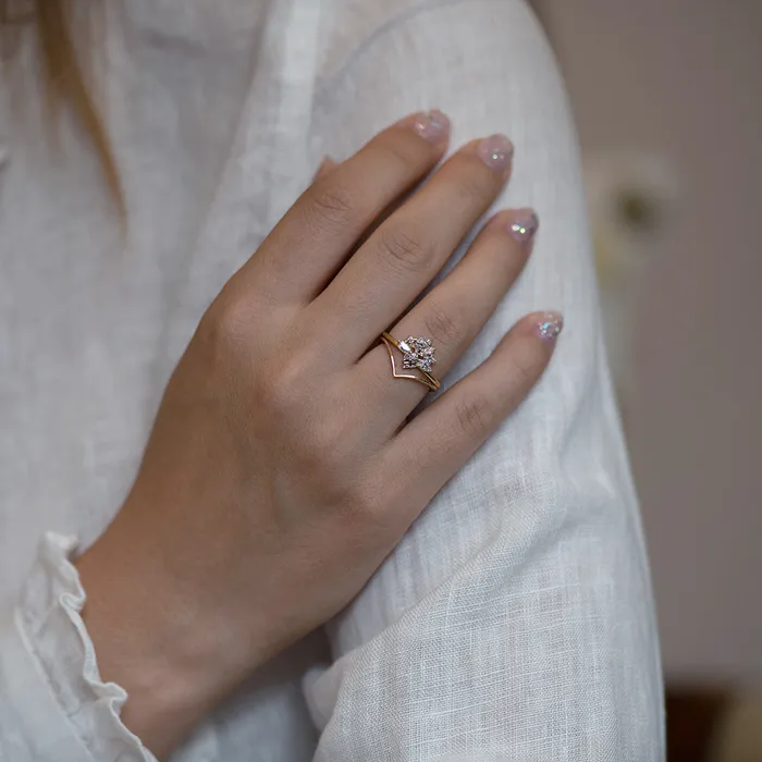Rings Diamond Snowflake Ring ARTEMER