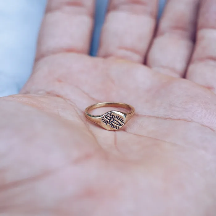 Rings JewelryLab KILL ME SOFTLY RING XS BRASS