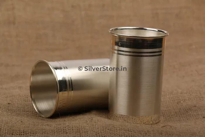 Rings silversrorein Pure Silver Glass with 990 Bis Hallmark