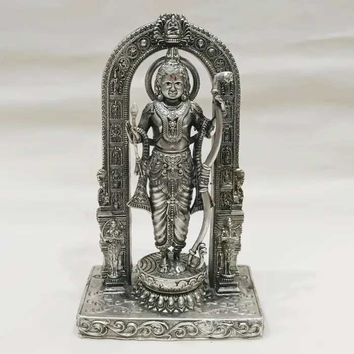 Rings SilverStorein Pure Silver Ram Lalla Idol 925 silver