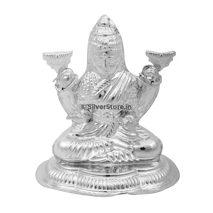 silversrorein Rings Silver Laxmi Idol