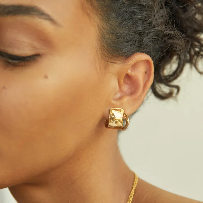 SOKO Earrings Bahari Square Hoop Earrings