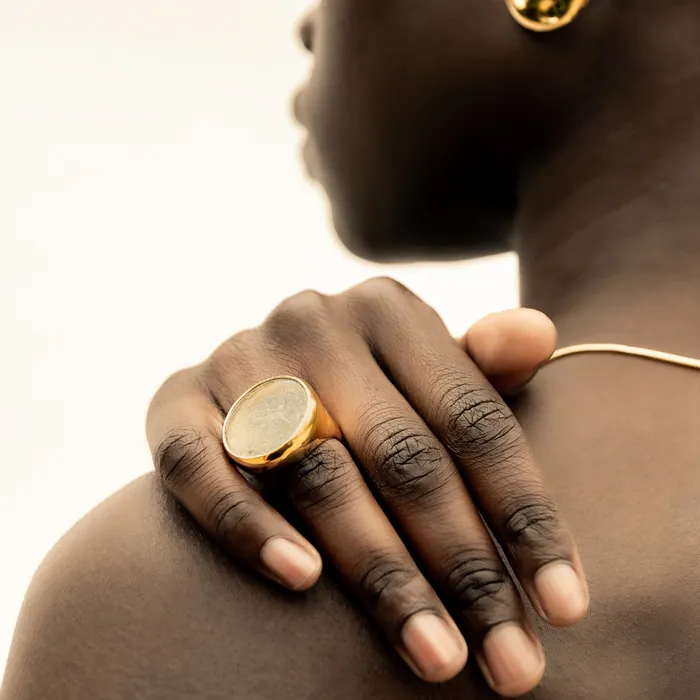 SOKO Rings Wazi Glass Statement Ring