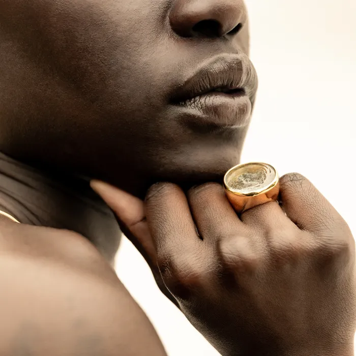 SOKO Rings Wazi Glass Statement Ring