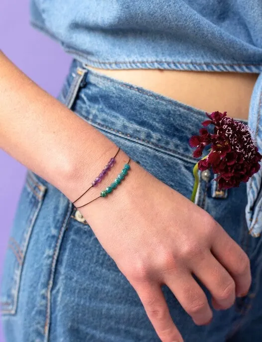 SoulKu Bracelets Apatite Hummingbird Adjustable Bracelet for Anything Is Possible