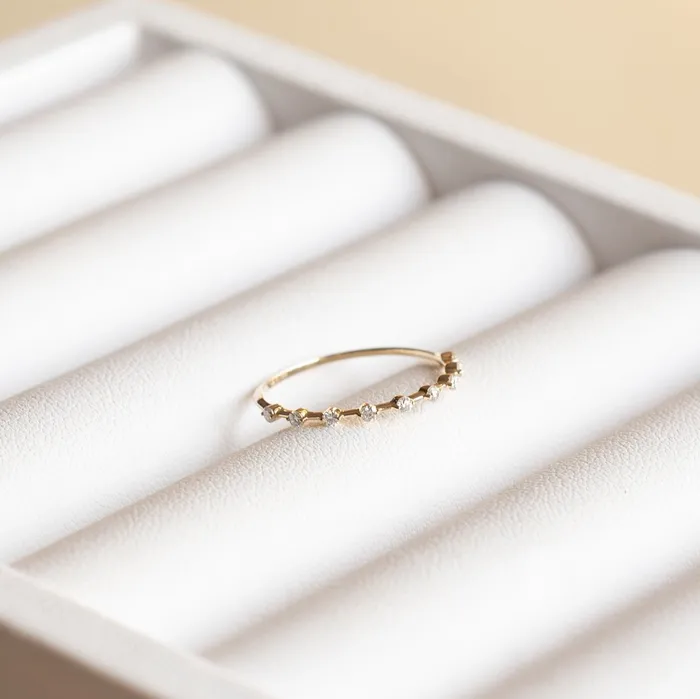 Suetables Rings 14K Gold Prong Set Ring