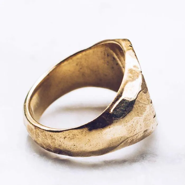 SUNRISE RING BRASS Jess Zabala Jewelry Rings
