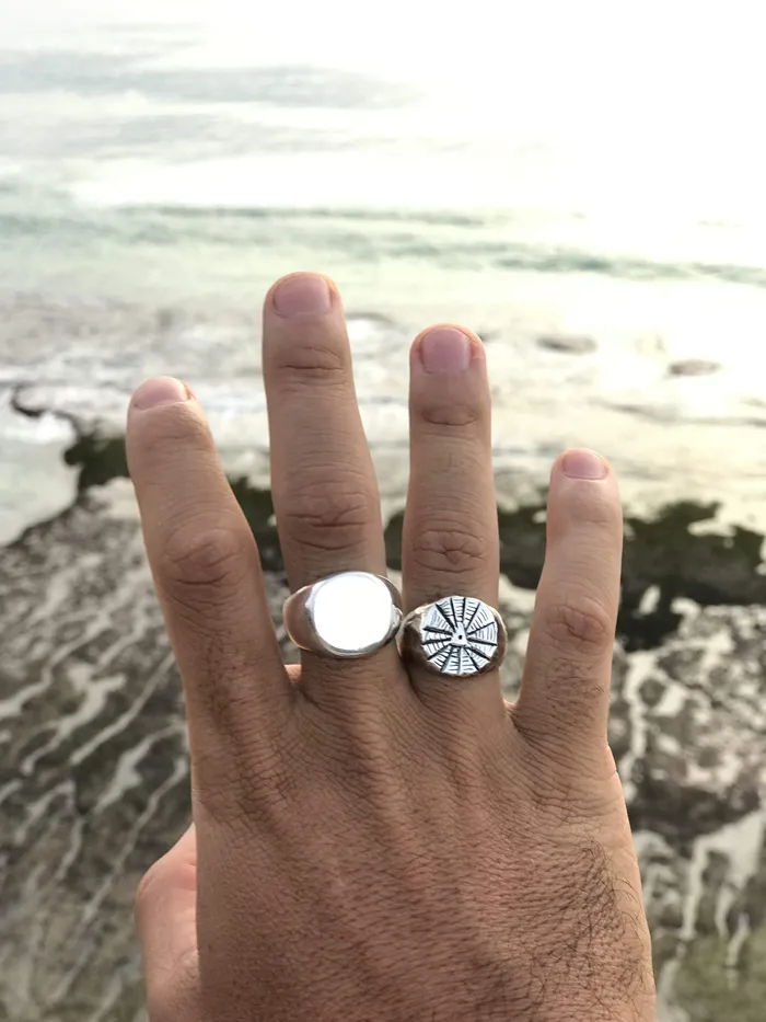 SUNRISE RING BRASS Jess Zabala Jewelry Rings