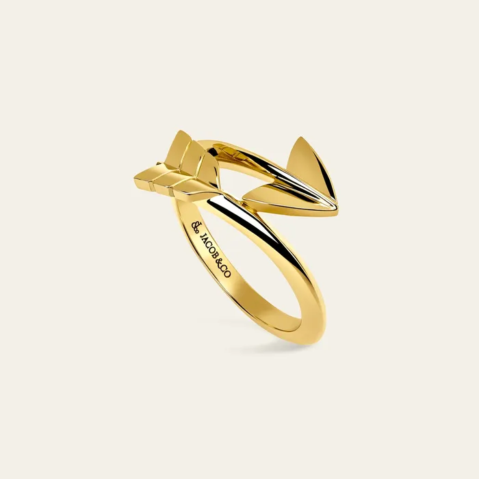Super Arrow Ring Hand crafted in 18k yellow gold Rings