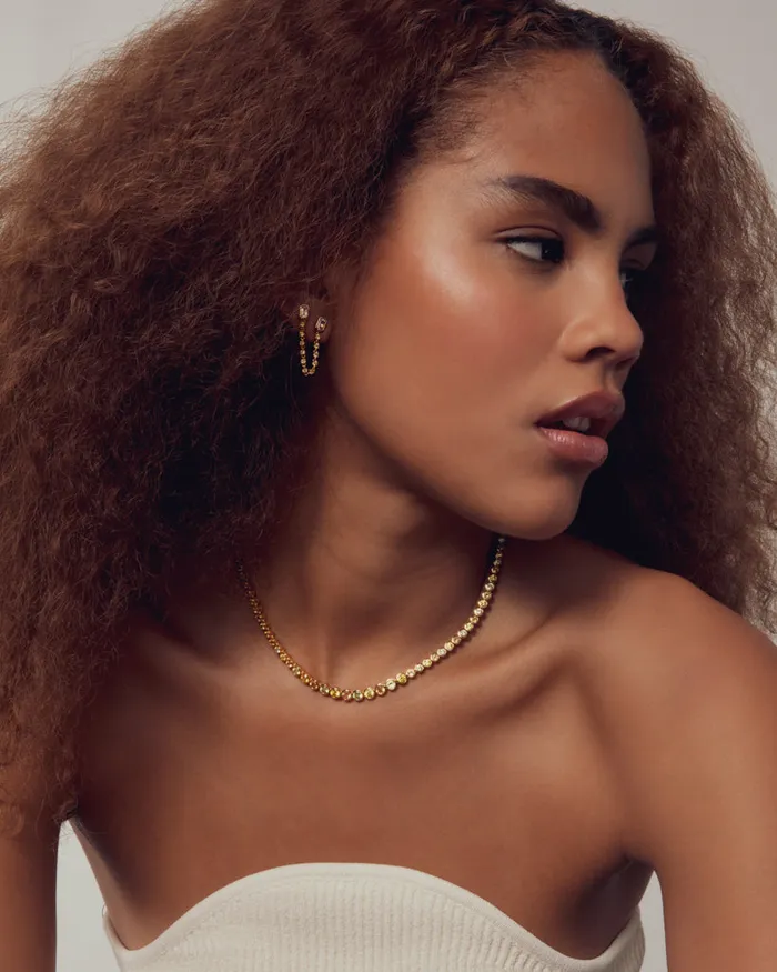 The Isla Tennis Necklace Luv Aj Fine Necklaces