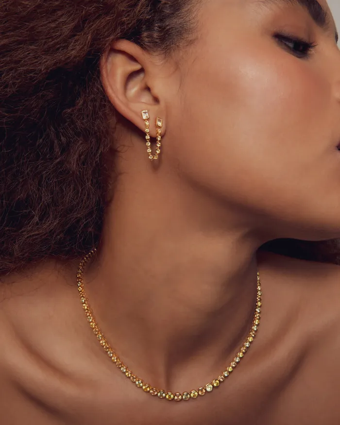 The Isla Tennis Necklace Luv Aj Fine Necklaces