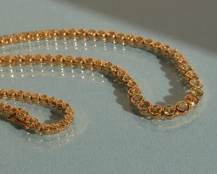 The Isla Tennis Necklace Luv Aj Fine Necklaces
