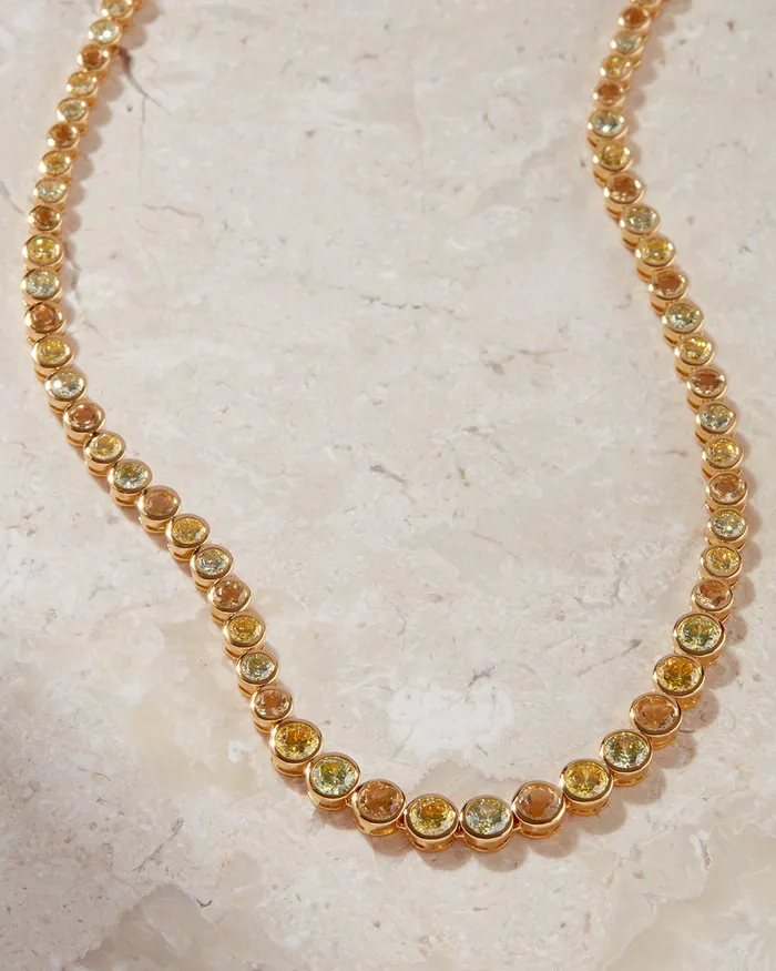 The Isla Tennis Necklace Luv Aj Fine Necklaces