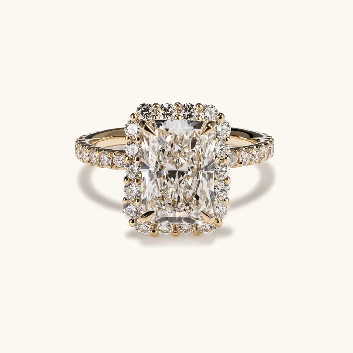 308 Radiant Lab Diamond Engagement Ring Happy Jewelers Rings