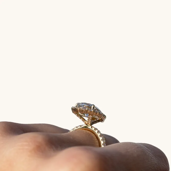 339 Pear Lab Diamond Engagement Ring Happy Jewelers Rings