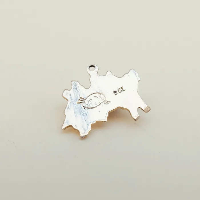 aliceden Charm Necklaces Vintage 9ct Gold Jersey Charm