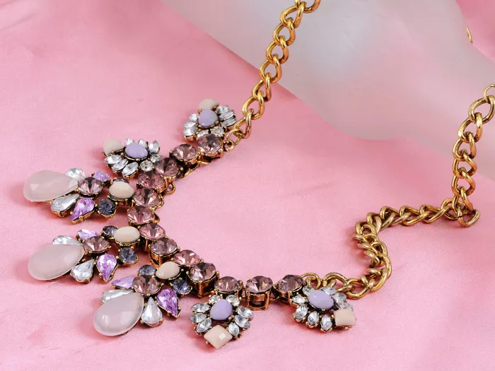 Alilang Necklaces D Amethyst Purple Bead Necklace Alilang Necklaces D Amethyst Purple Bead Necklace