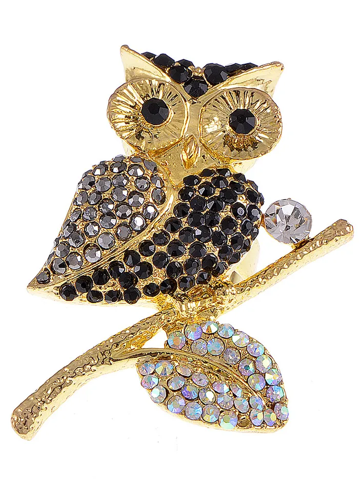 Alilang Rings Black Perch Owl Ring