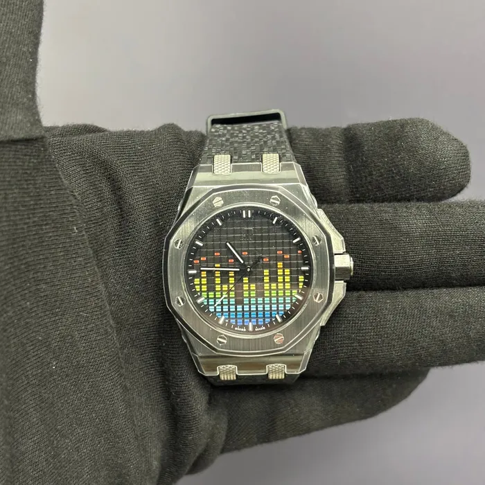 Audemars Piguet Royal Oak 37mm Black Dial Watch Ref 77600CEOOA002CA01 Happy Jewelers Watches Audemars Piguet Royal Oak 37mm Black Dial Watch Ref 77600CEOOA002CA01 Happy Jewelers Watches