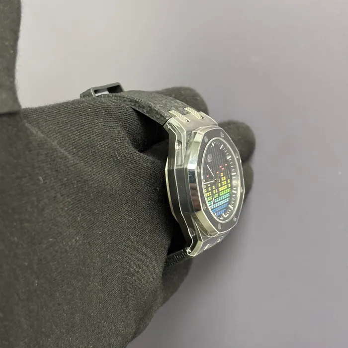 Audemars Piguet Royal Oak 37mm Black Dial Watch Ref 77600CEOOA002CA01 Happy Jewelers Watches Audemars Piguet Royal Oak 37mm Black Dial Watch Ref 77600CEOOA002CA01 Happy Jewelers Watches