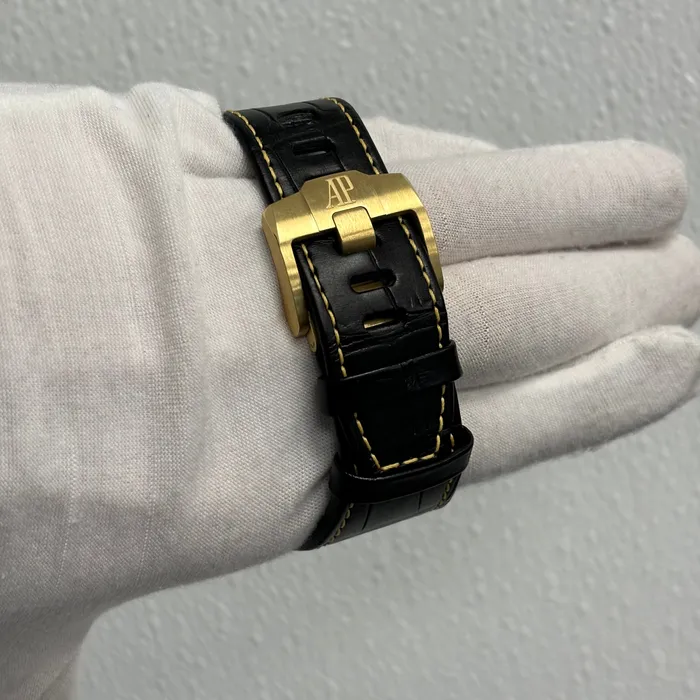 Audemars Piguet Royal Oak 43mm Black Dial Watch Ref 26420CEOOA127CR01 Happy Jewelers Watches