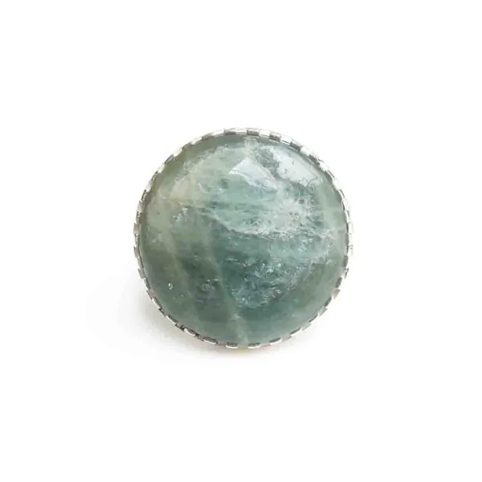Aventurine Gemstone Ring Set in Sterling Silver OPTIMISM aliceeden Rings