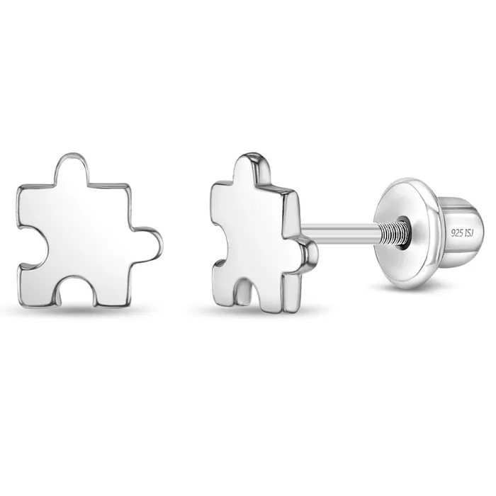 Baby Screw Back Earrings Earrings Puzzling Pair Kids Childrens Girls Earrings Screw Back Sterling Silver Baby Screw Back Earrings Earrings Puzzling Pair Kids Childrens Girls Earrings Screw Back Sterling Silver