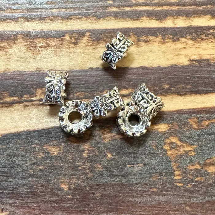 BCB404 Antique Silver Rondelle Spacer Beads 5x7mm Pkg 6 ABD Exclusives Rings BCB404 Antique Silver Rondelle Spacer Beads 5x7mm Pkg 6 ABD Exclusives Rings