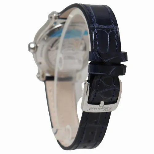Bracelets BRAND NEW Chopard Ladies Happy Sport Stainless Steel 33mm Silver Dial Watch Reference 2786083001 Happy Jewelers