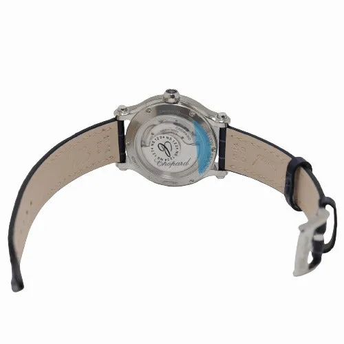 Bracelets BRAND NEW Chopard Ladies Happy Sport Stainless Steel 33mm Silver Dial Watch Reference 2786083001 Happy Jewelers