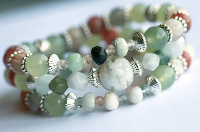 Bracelets Fierce Lynx Designs Fierce Acceptance Arusha Sunstone Jade Bracelet Set Bracelets Fierce Lynx Designs Fierce Acceptance Arusha Sunstone Jade Bracelet Set