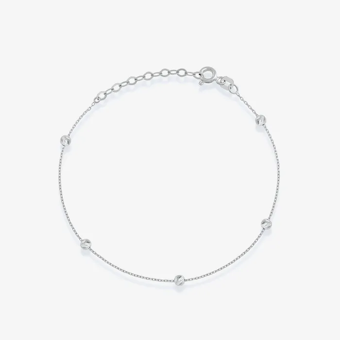 Bracelets Gelin Diamond Bead Station Bracelet