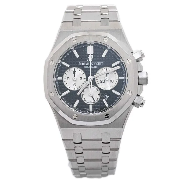 Bracelets Happy Jewelers Audemars Piguet Mens Royal Oak Stainless Steel 41mm Black Grande Tapisserie Dial Bracelets Happy Jewelers Audemars Piguet Mens Royal Oak Stainless Steel 41mm Black Grande Tapisserie Dial