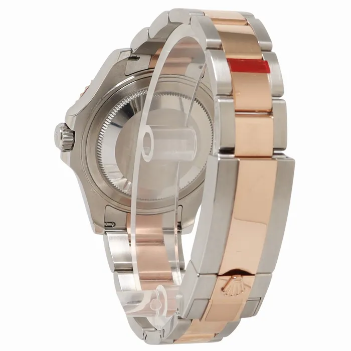 Bracelets Rolex Yachtmaster 37mm Everose Gold Stainless Steel Chocolate Dot Dial Watch Reference 268621 Happy Jewelers